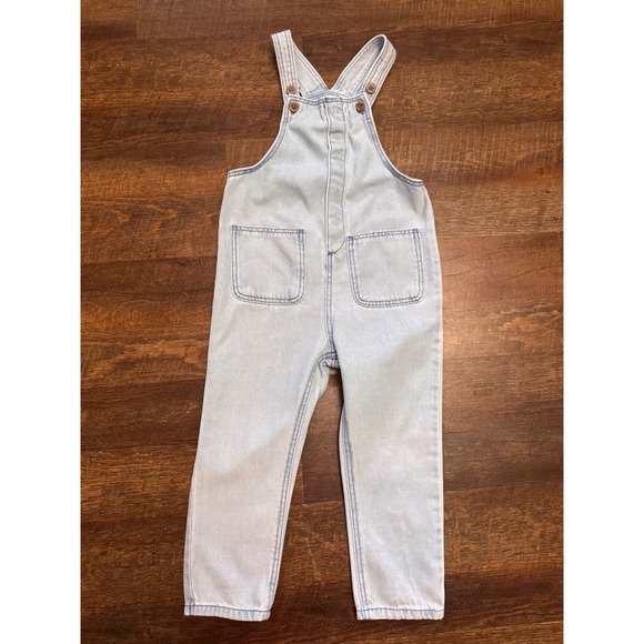 HEMA Other - HEMA Kids Light Wash Denim Overalls Size 98 2-3Y Unisex Dungarees